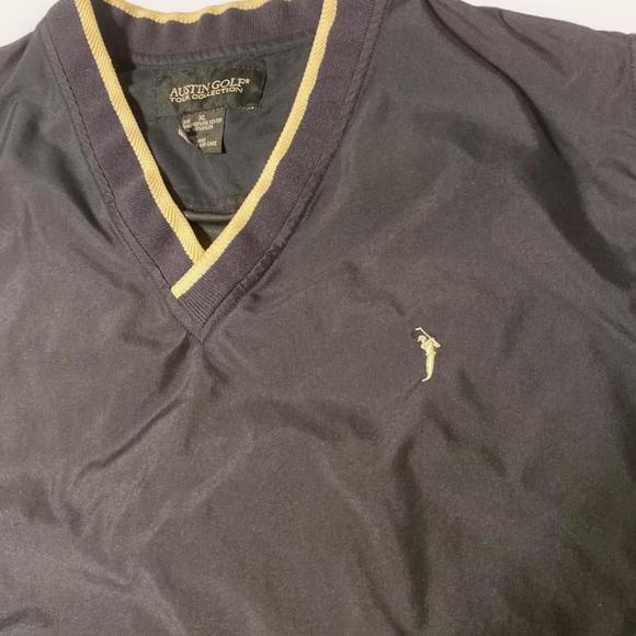 Vintage Nylon Vest Austin Golf Gorpcore Sportswear Size XL 1990s Weatherproof - Picture 2 of 5